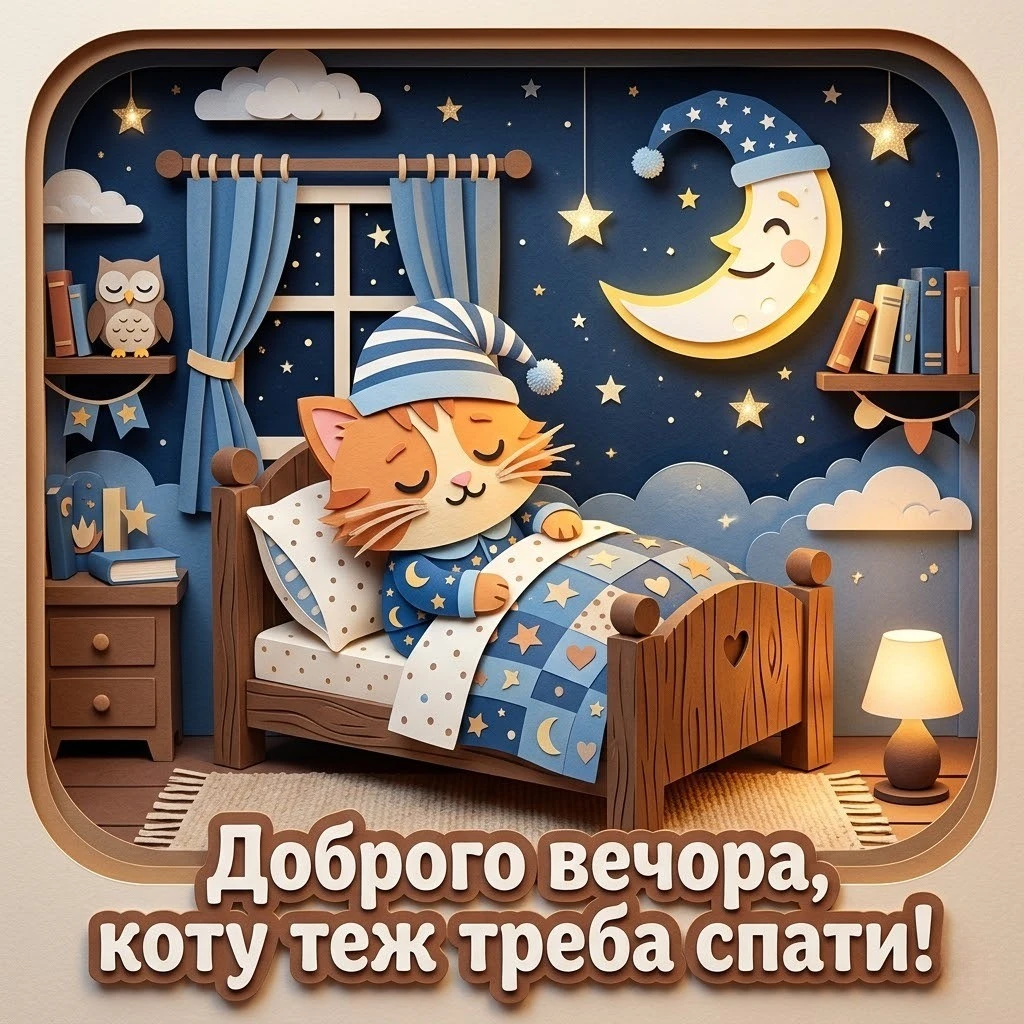 Доброго вечора, гарного відпочинку: душевні побажання та прикольні картинки для затишку
