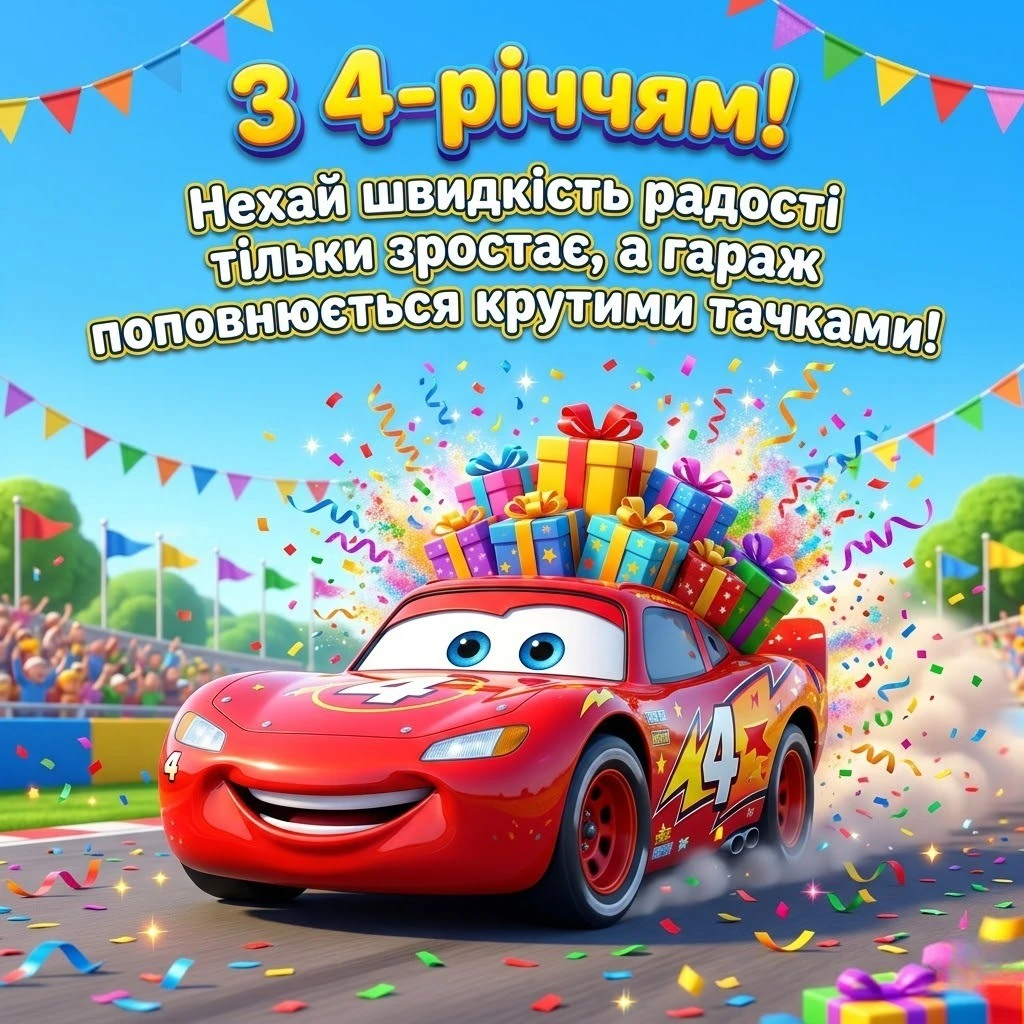 З днем народження, імениннику! Як красиво привітати хлопчика з 4-річчям
