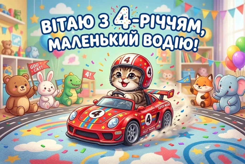 З днем народження, імениннику! Як красиво привітати хлопчика з 4-річчям