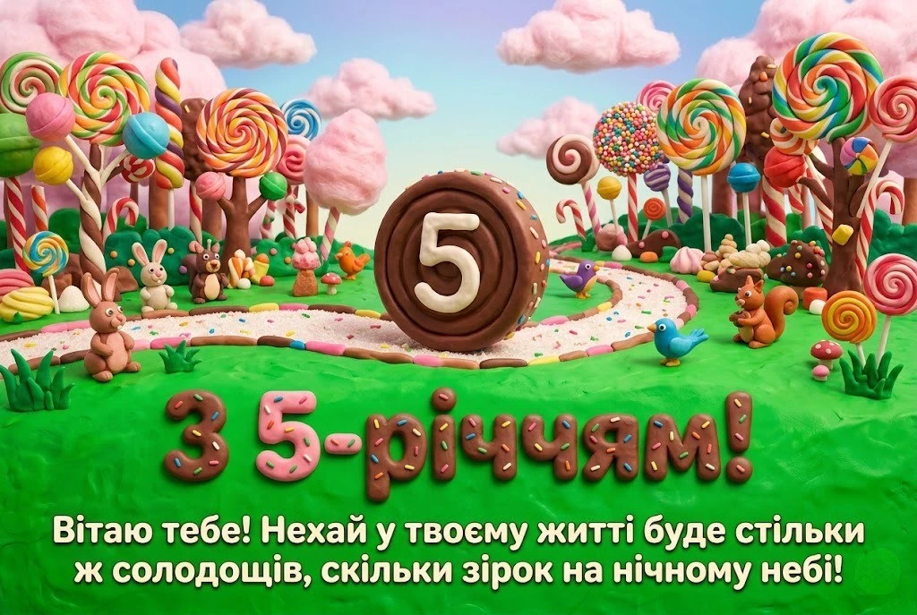 Привітання внучці на 5 років: щирі побажання для маленької принцеси