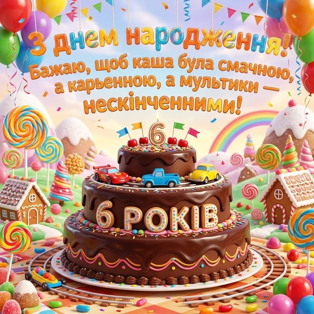 Привітання для майбутнього першокласника: 6 років хлопчику