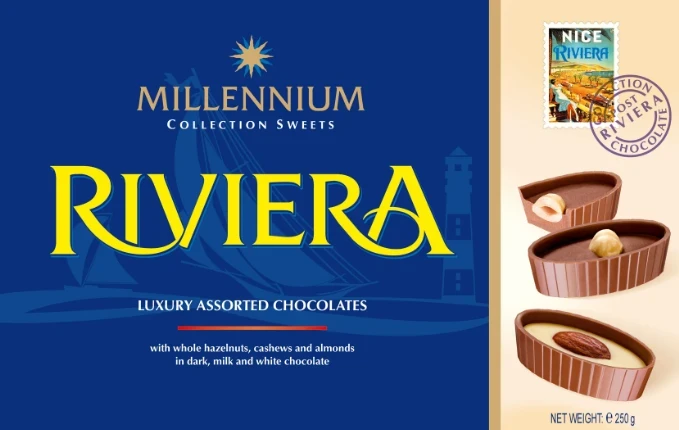 Шоколадні плитки Millennium на усі смаки.