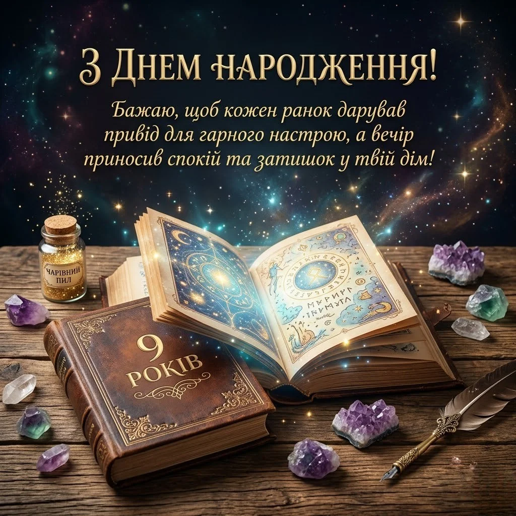 9 років – особлива дата: чарівні привітання для маленької принцеси