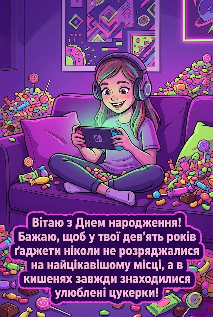 9 років – особлива дата: чарівні привітання для маленької принцеси