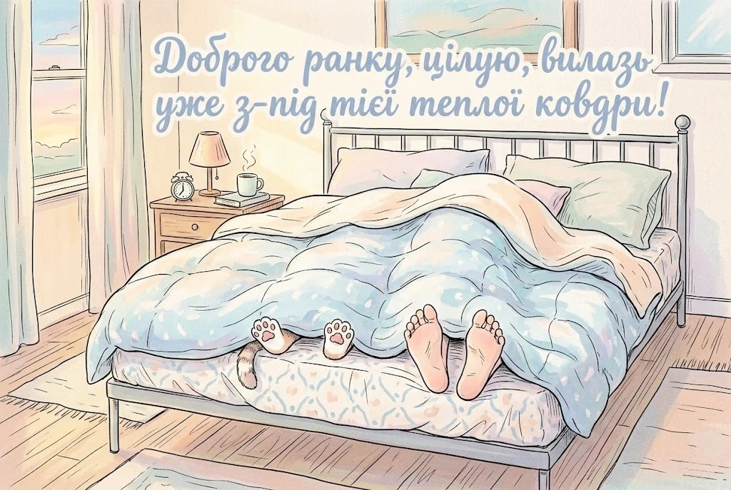 Доброго ранку, цілую: душевні картинки та найкращі побажання для гарного настрою