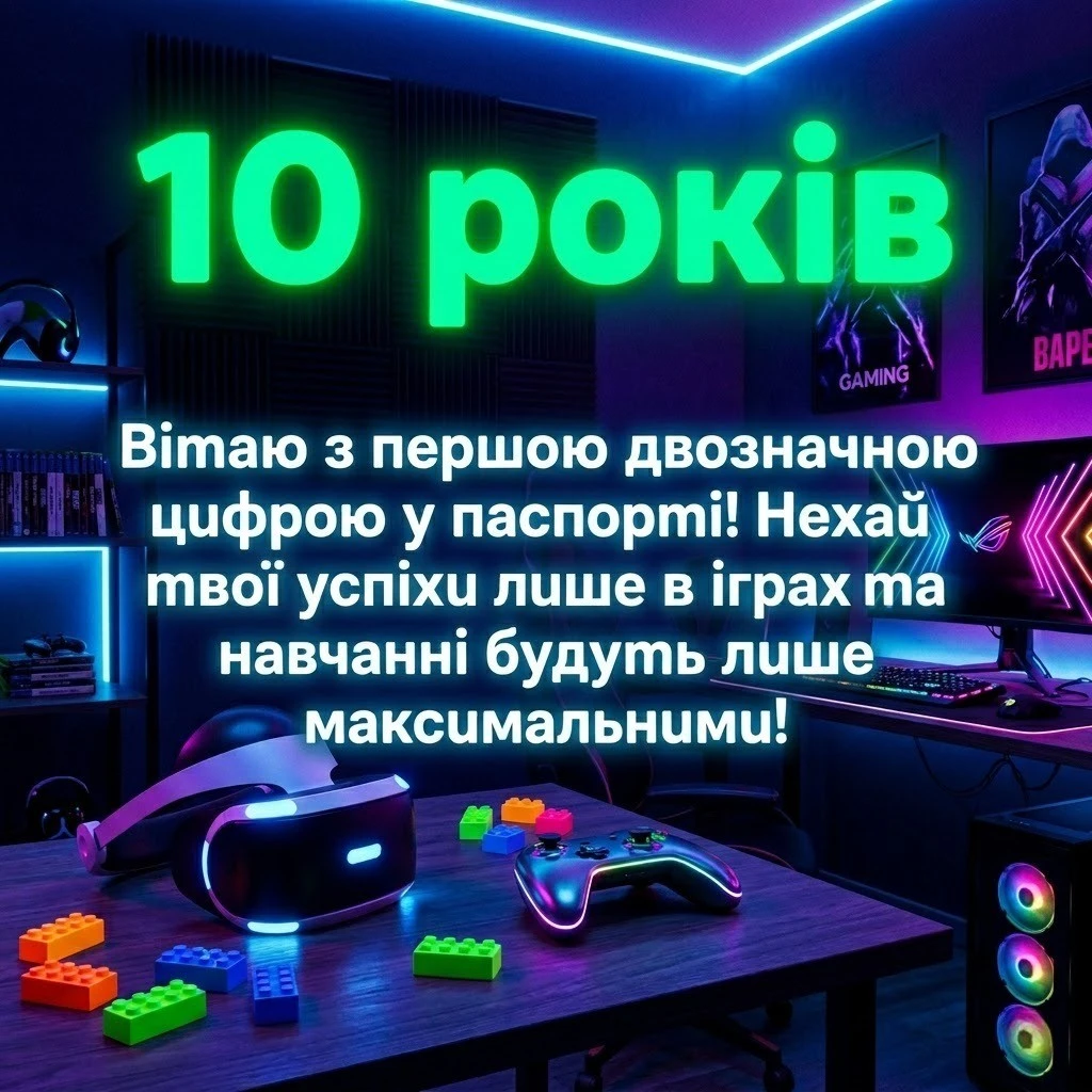 Золота колекція побажань на 10 років: зробіть свято іменинника незабутнім