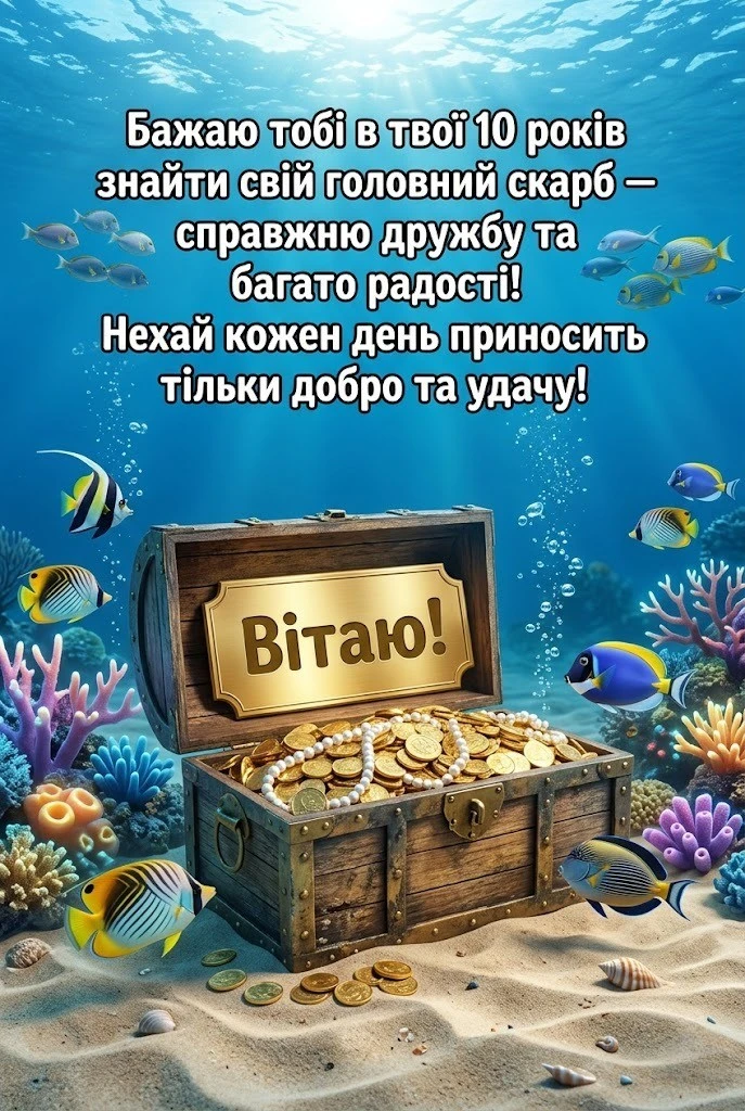 Золота колекція побажань на 10 років: зробіть свято іменинника незабутнім
