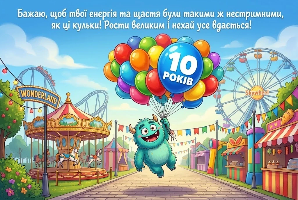 Золота колекція побажань на 10 років: зробіть свято іменинника незабутнім