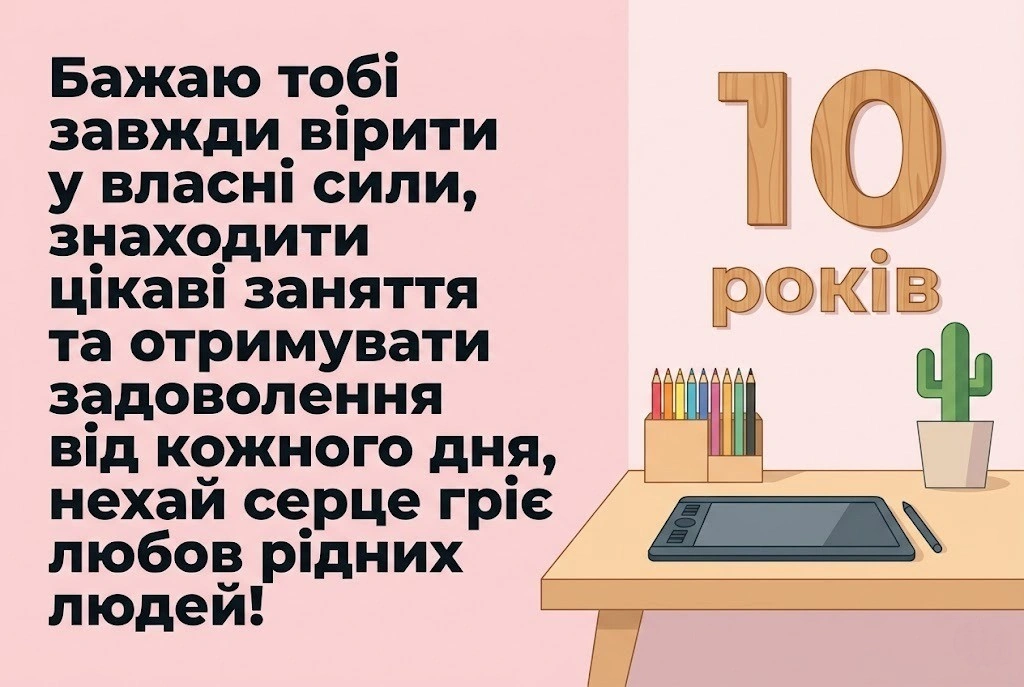 Як красиво привітати дівчинку з 10-річчям: добірка найкращих слів