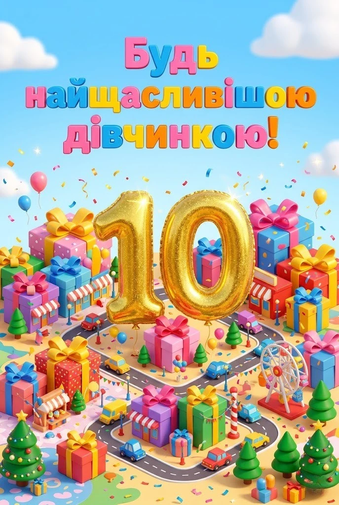 Як красиво привітати дівчинку з 10-річчям: добірка найкращих слів