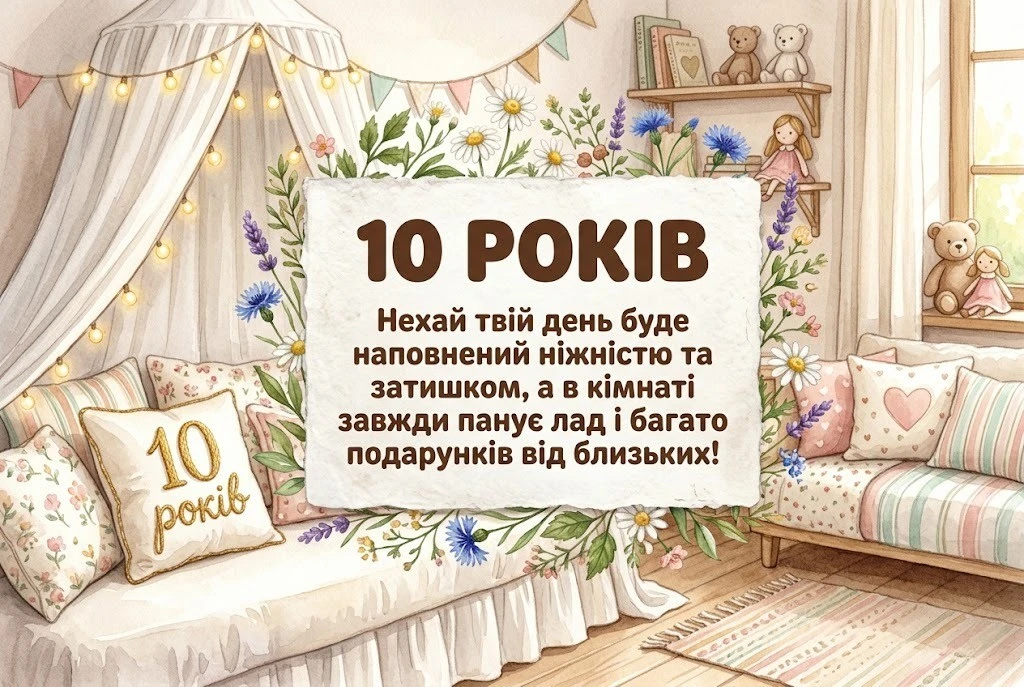 Як красиво привітати дівчинку з 10-річчям: добірка найкращих слів