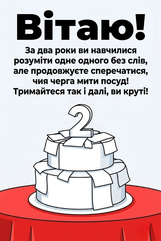 З днем весілля на 2 роки — що побажати парі на паперовий ювілей?