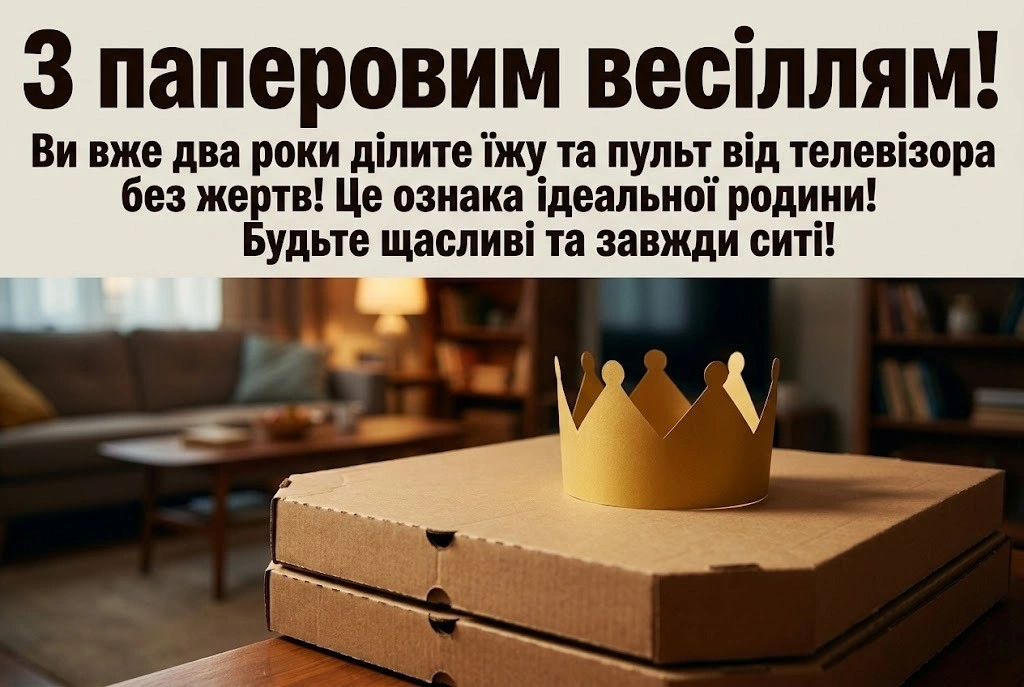 З днем весілля на 2 роки — що побажати парі на паперовий ювілей?