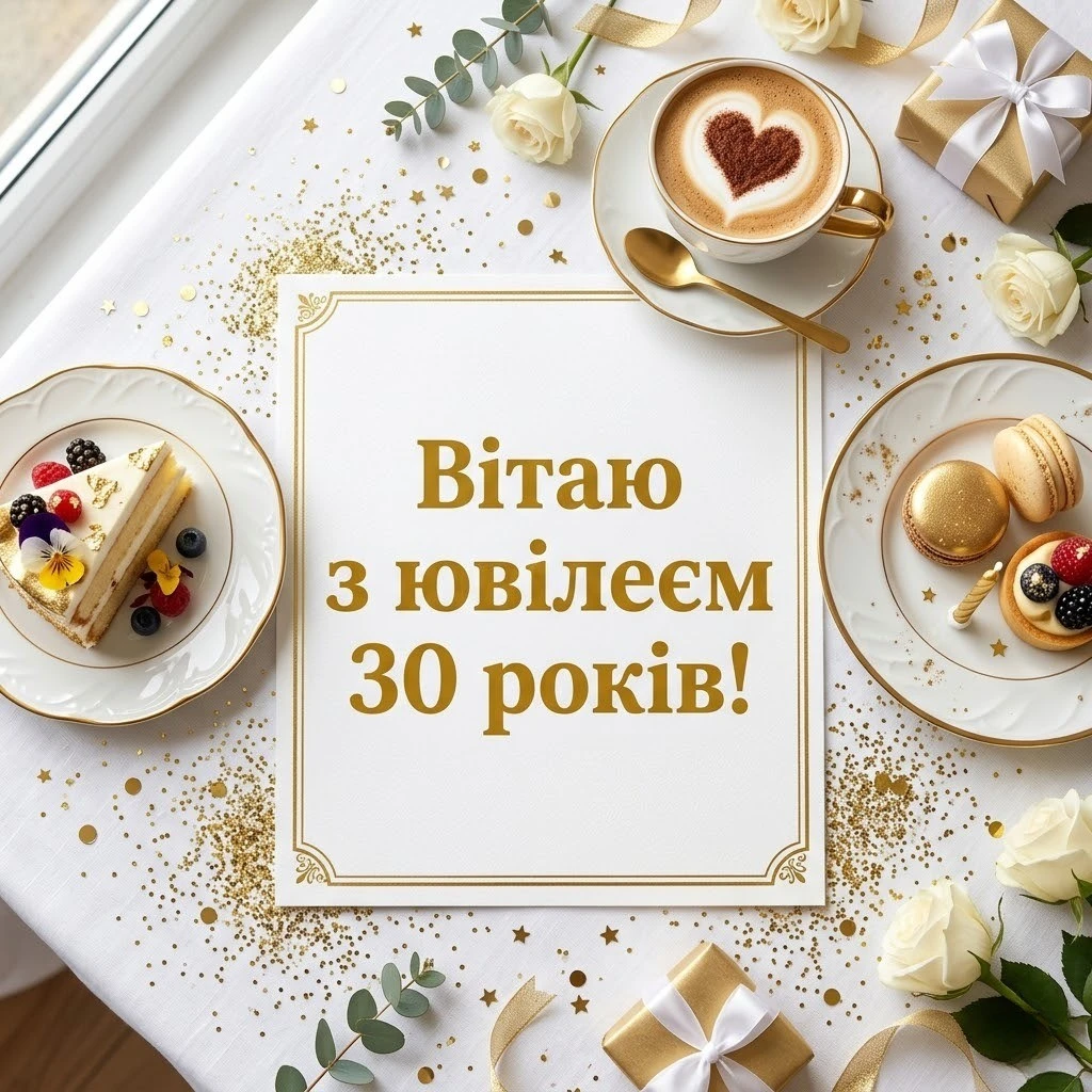 30 років — час розквіту: найкрасивіші привітання для дівчини
