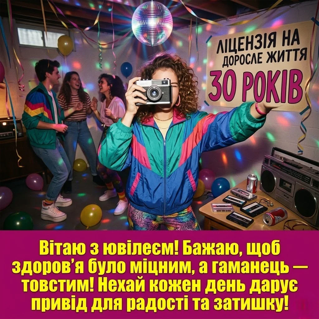 30 років — час розквіту: найкрасивіші привітання для дівчини