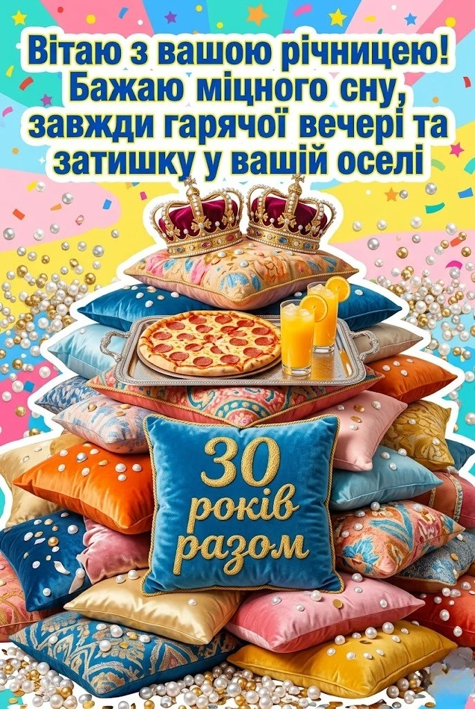 Ювілей 30 років шлюбу: підбірка вітань, що надихають