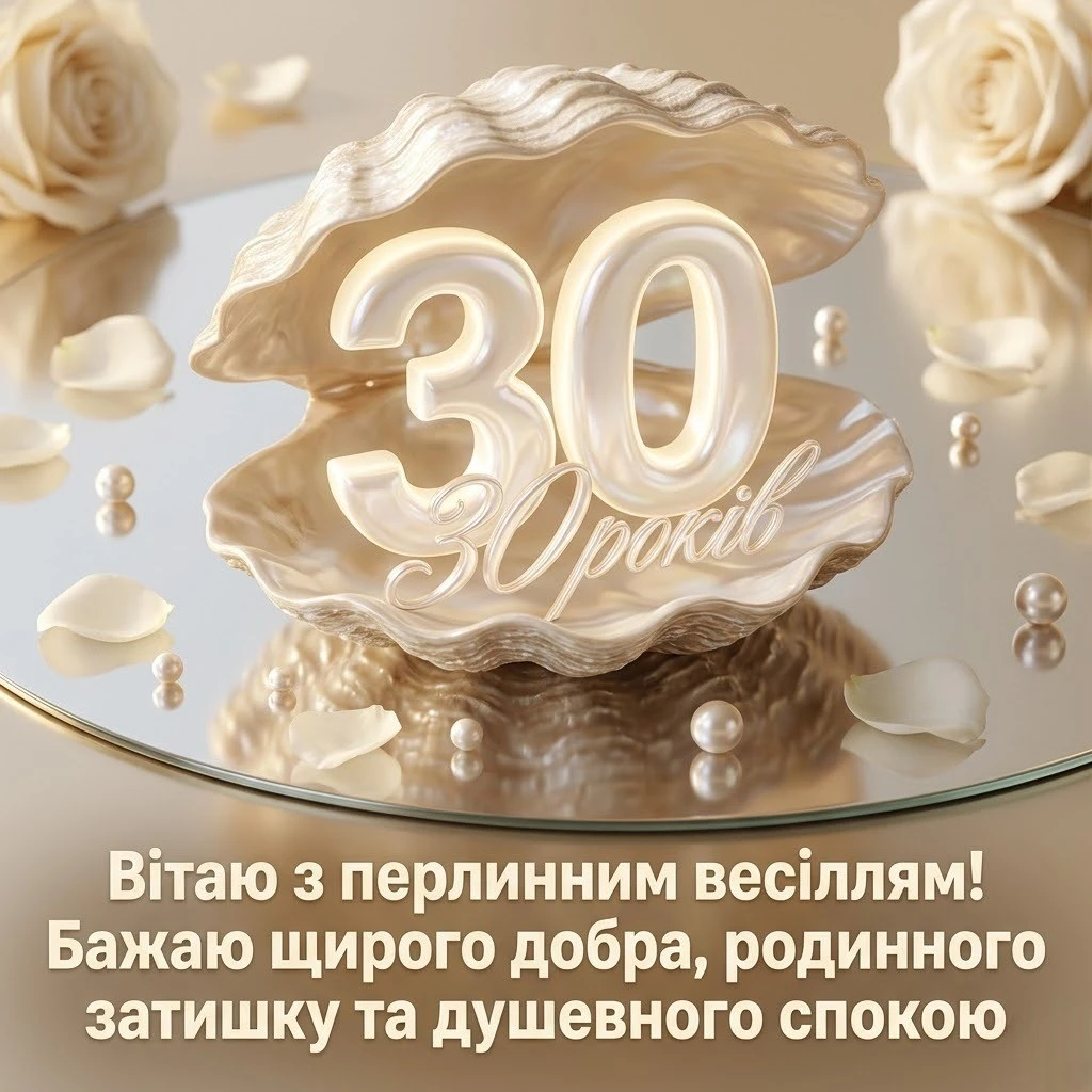 Ювілей 30 років шлюбу: підбірка вітань, що надихають