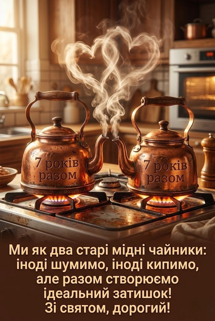 Мідна річниця шлюбу: найтепліші слова вдячності та картинки коханому
