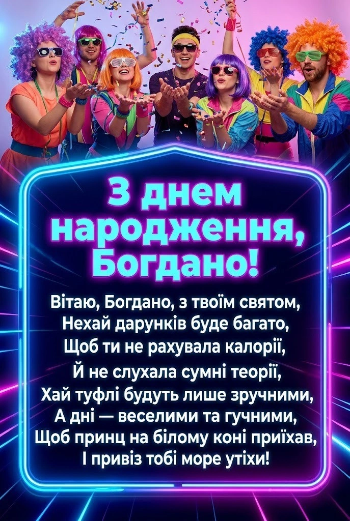 З днем народження, Богдано! Підбірка найтепліших побажань для душі