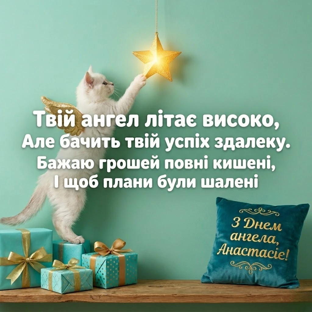 Красиві привітання з днем ангела Анастасії на будь-який смак