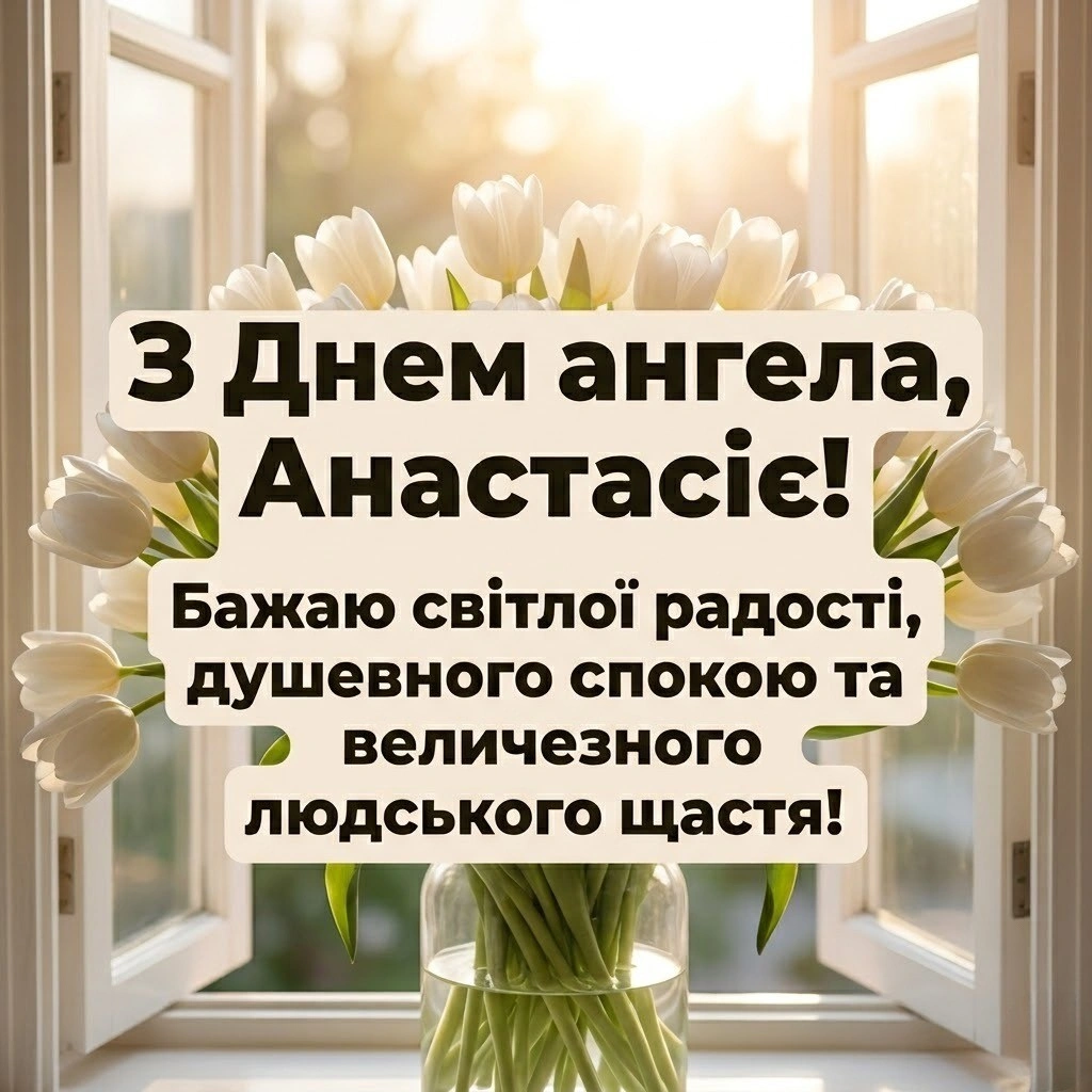 Красиві привітання з днем ангела Анастасії на будь-який смак