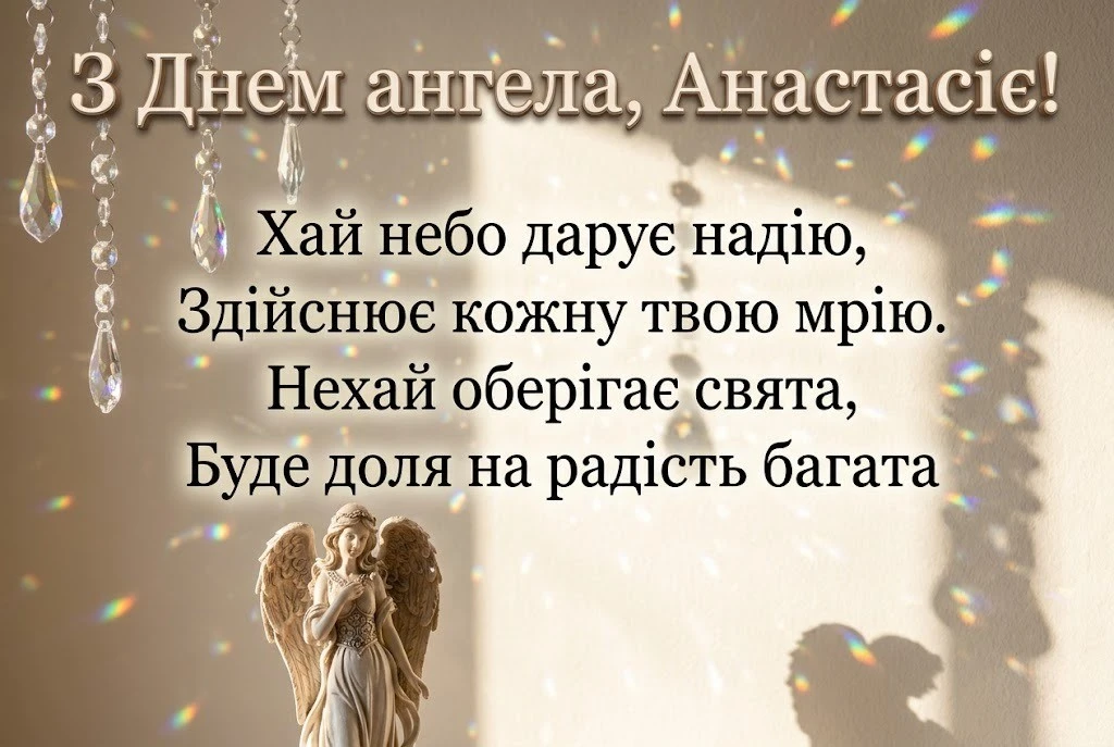 Красиві привітання з днем ангела Анастасії на будь-який смак