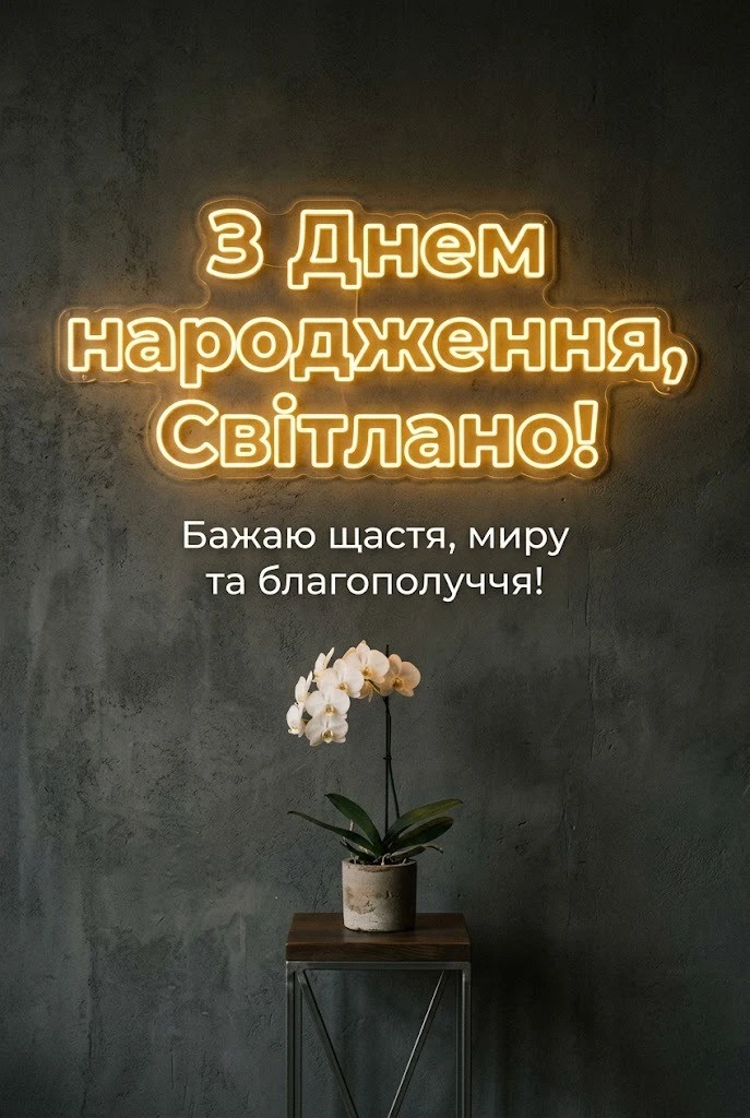 Світлані з любов’ю: найкращі тексти привітань до дня народження