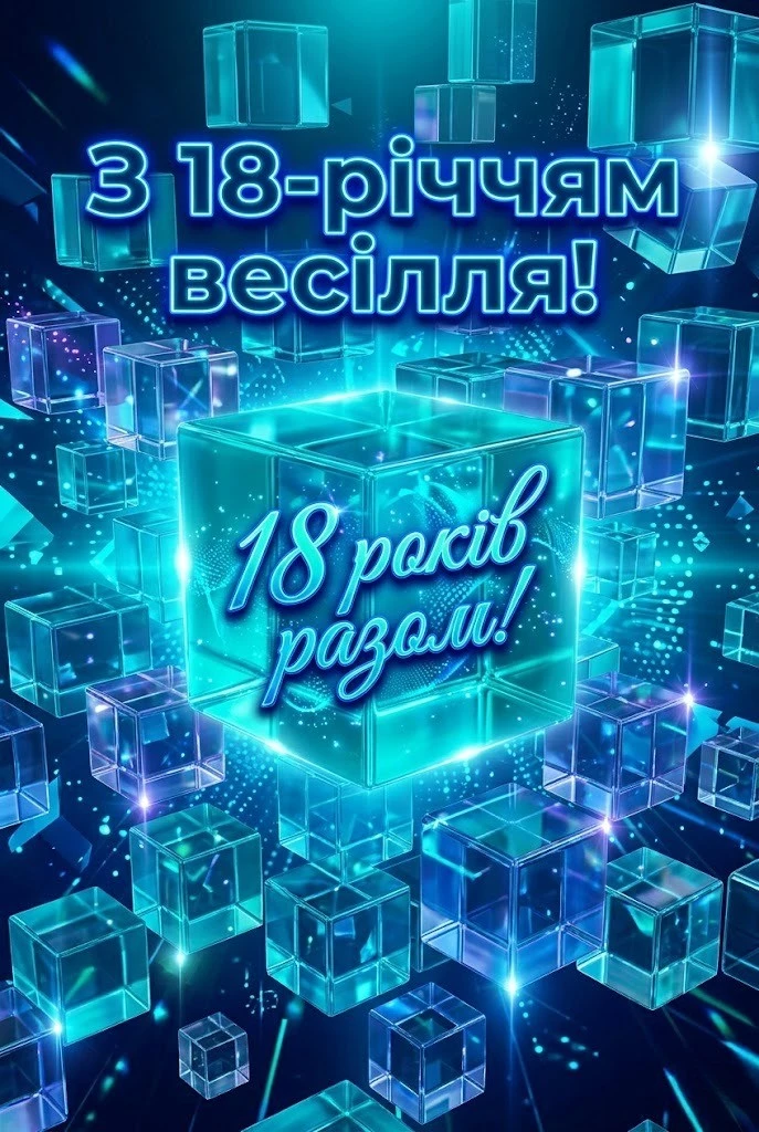 Бірюзове весілля: як привітати з 18-річчям спільного життя