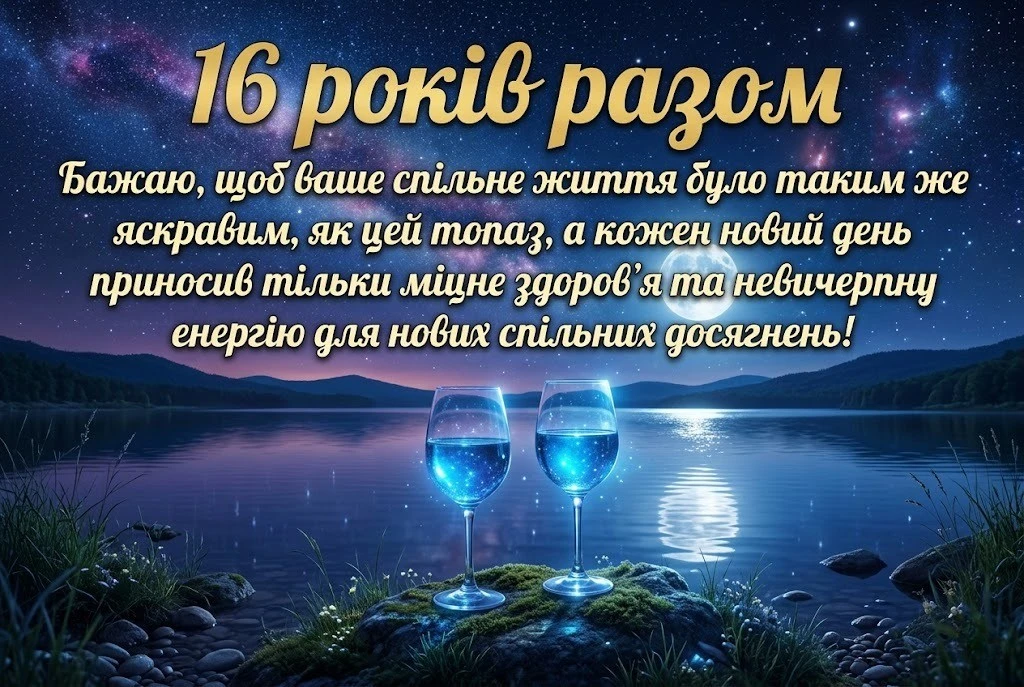 Топазове весілля (16 років): символіка свята та натхненні побажання