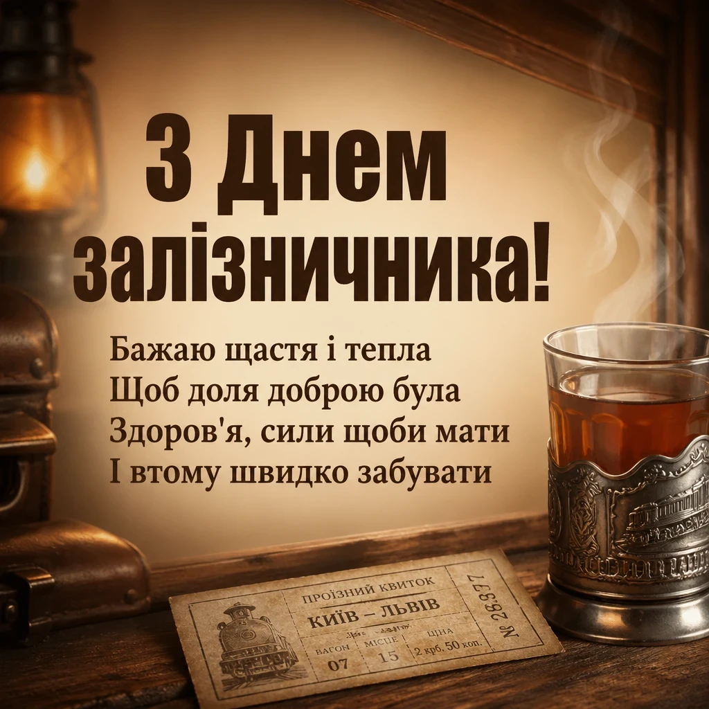 день залізничника привітання