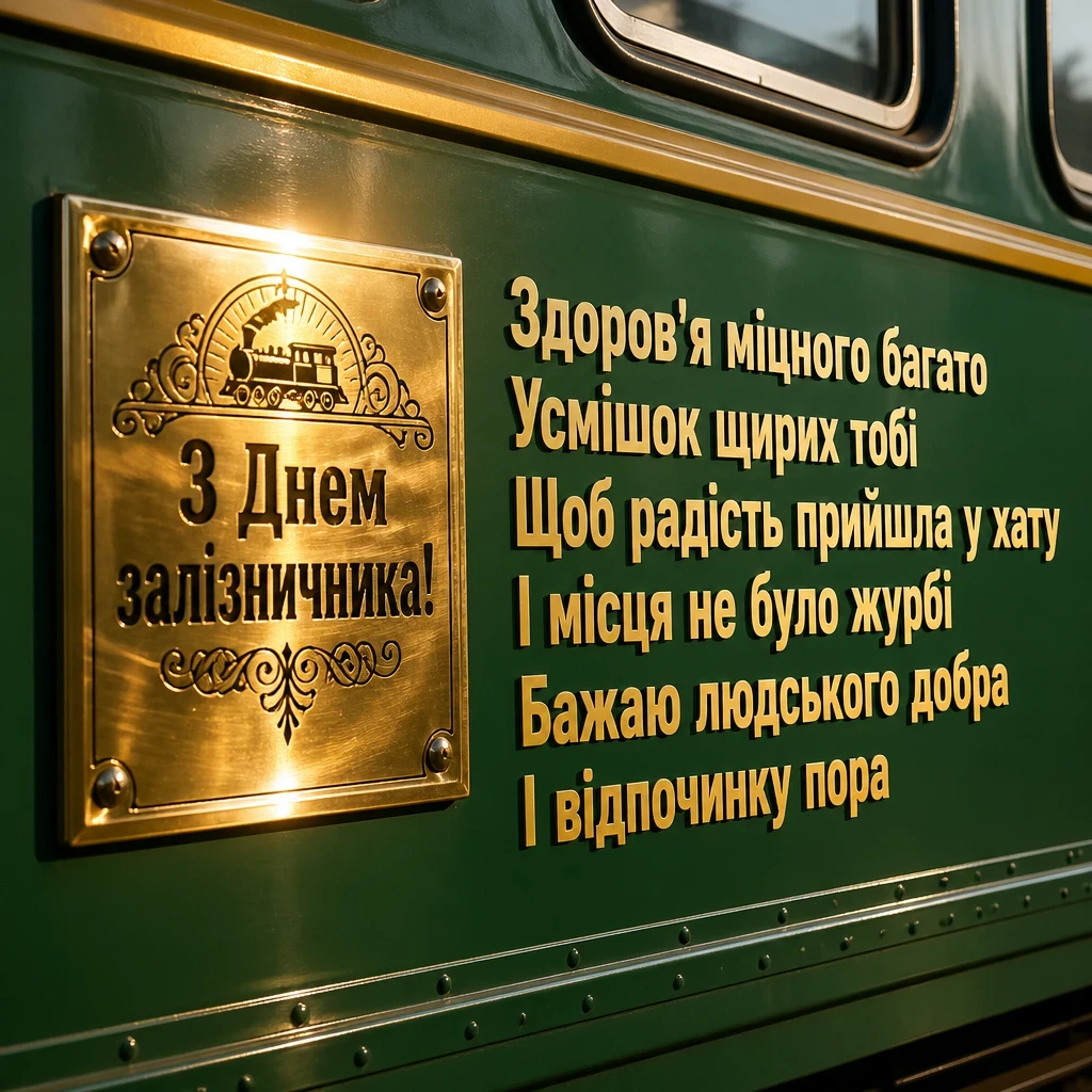 день залізничника привітання