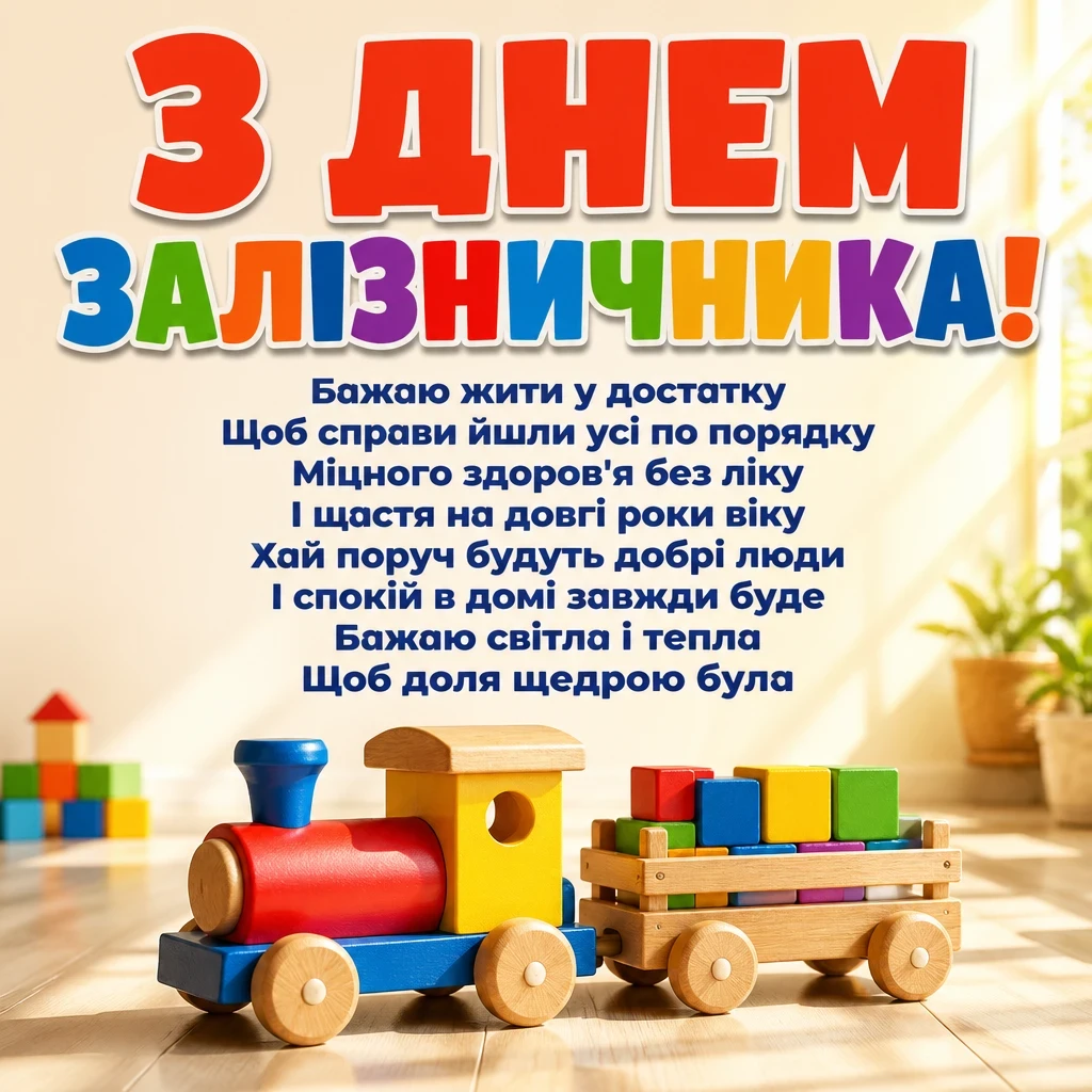 день залізничника привітання