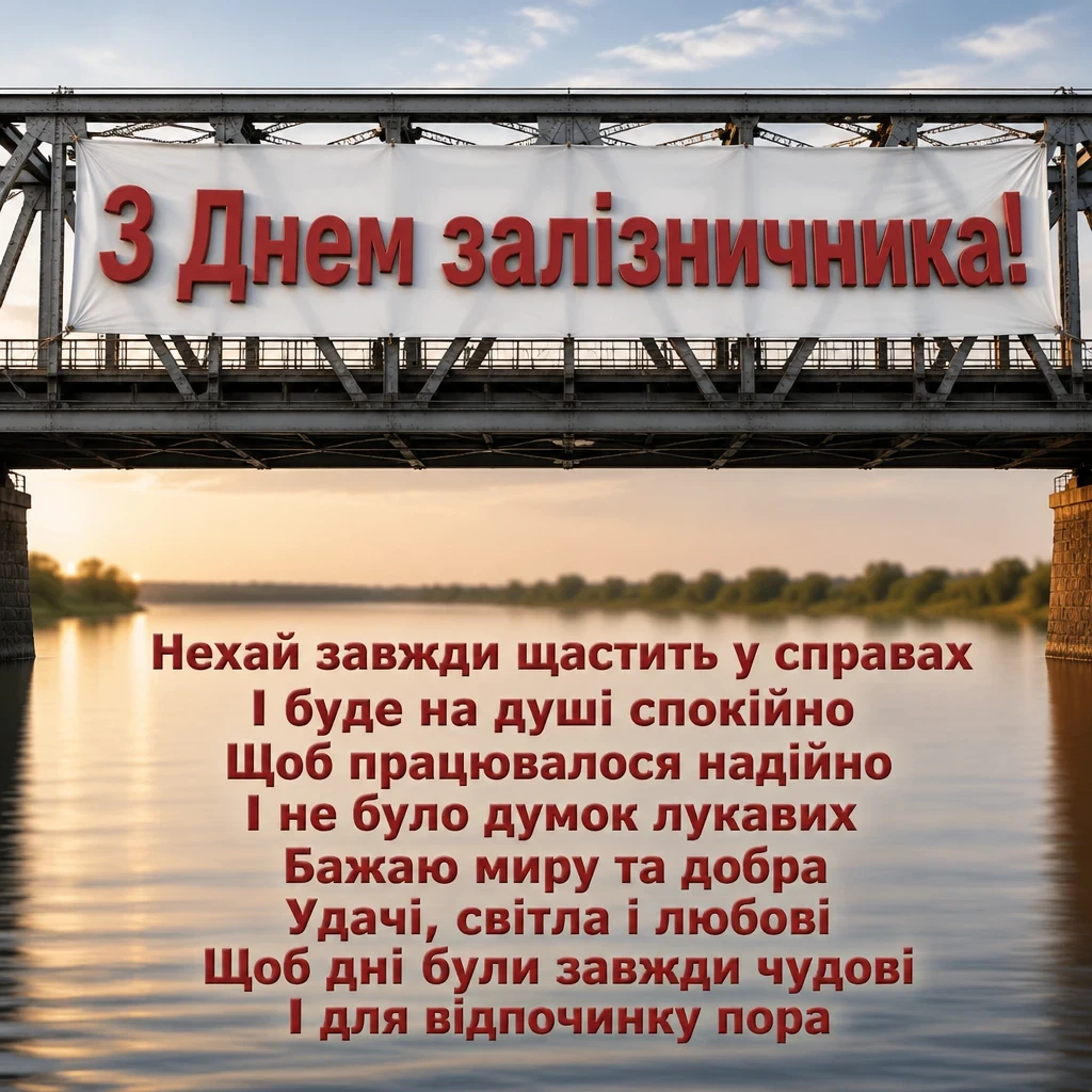 день залізничника привітання
