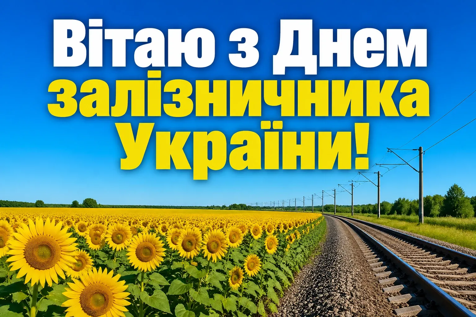 день залізничника привітання