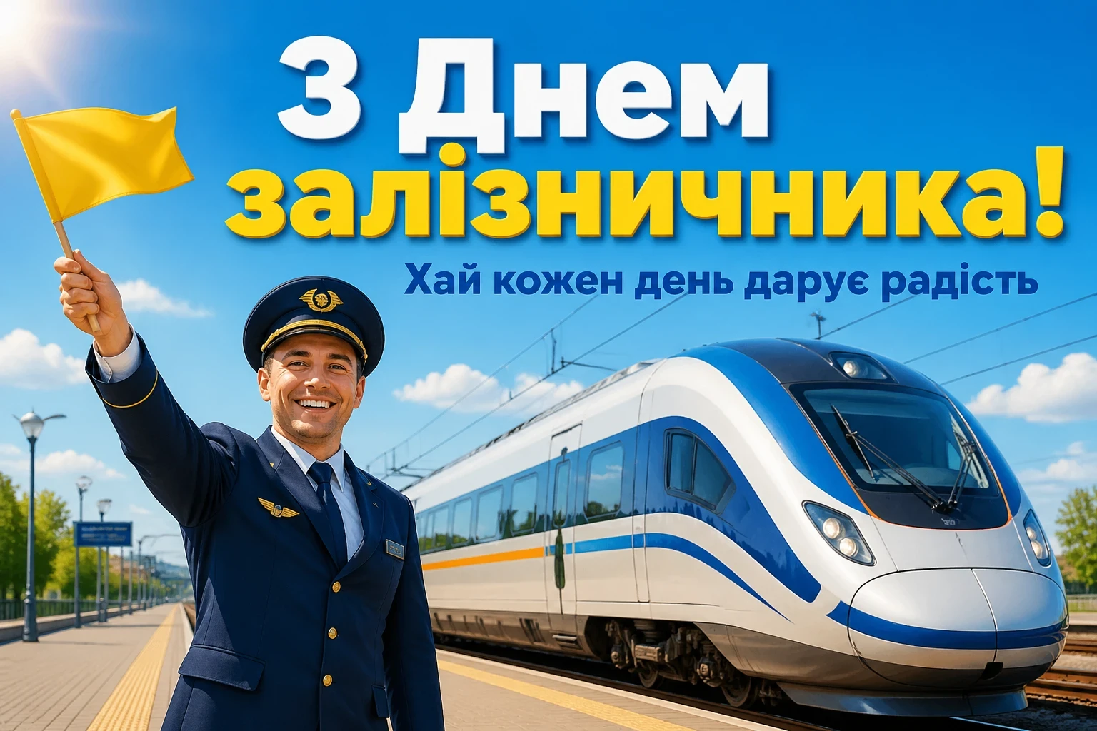 день залізничника привітання
