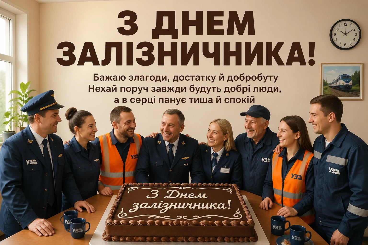 день залізничника привітання
