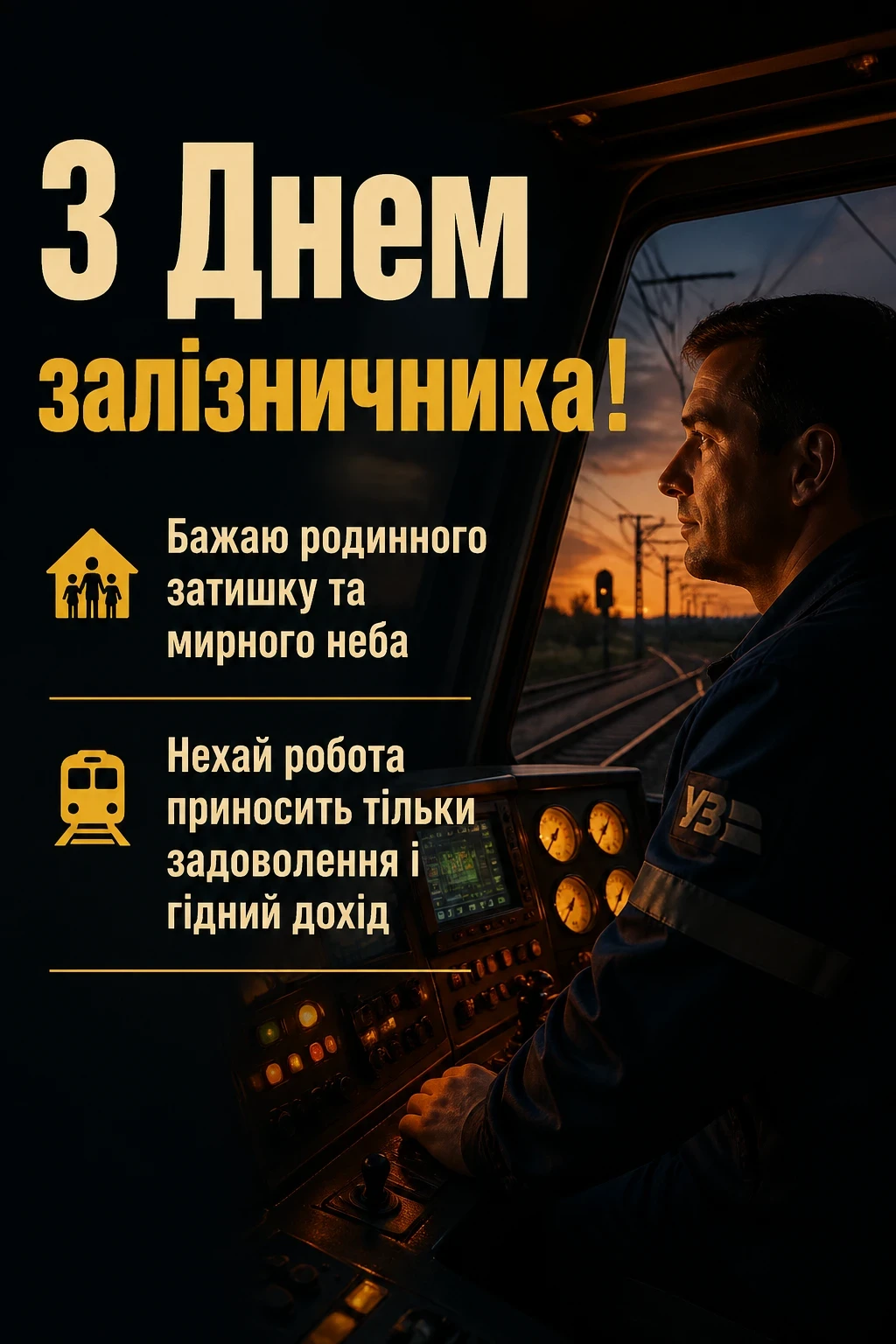 день залізничника привітання