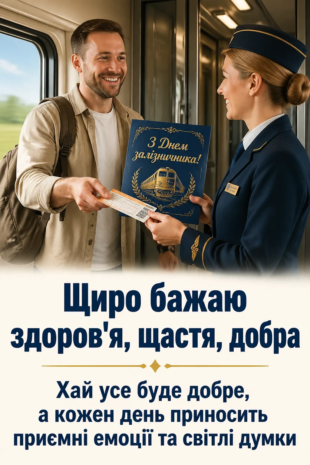 день залізничника привітання