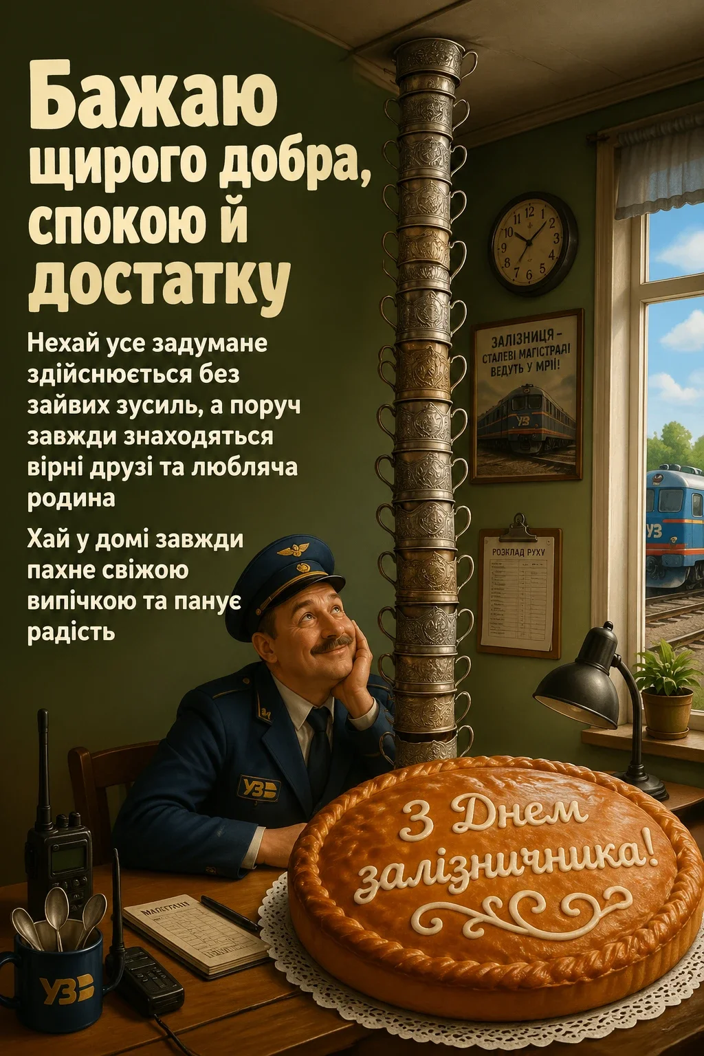 день залізничника привітання