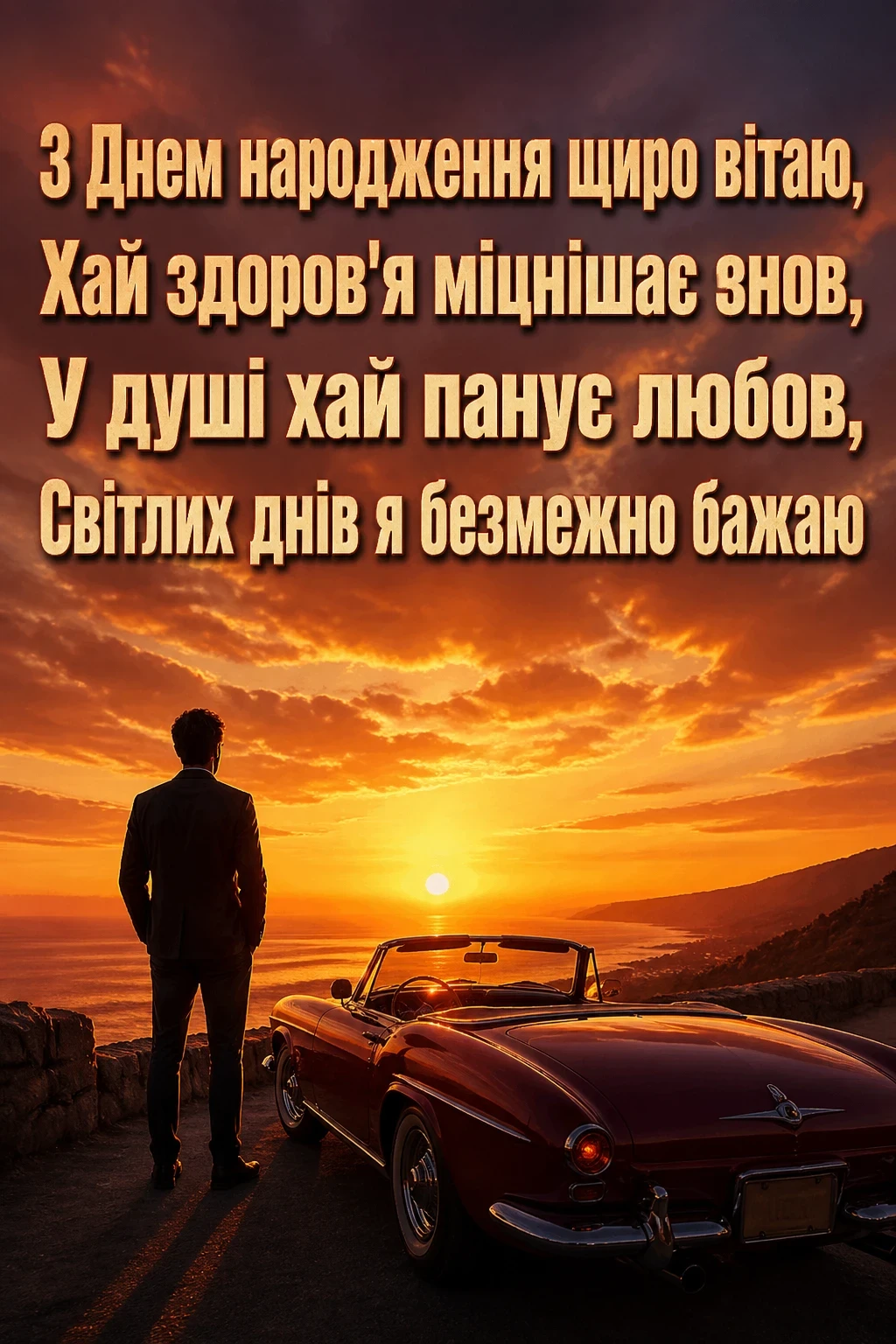 оригінальне привітання з днем народження коханому