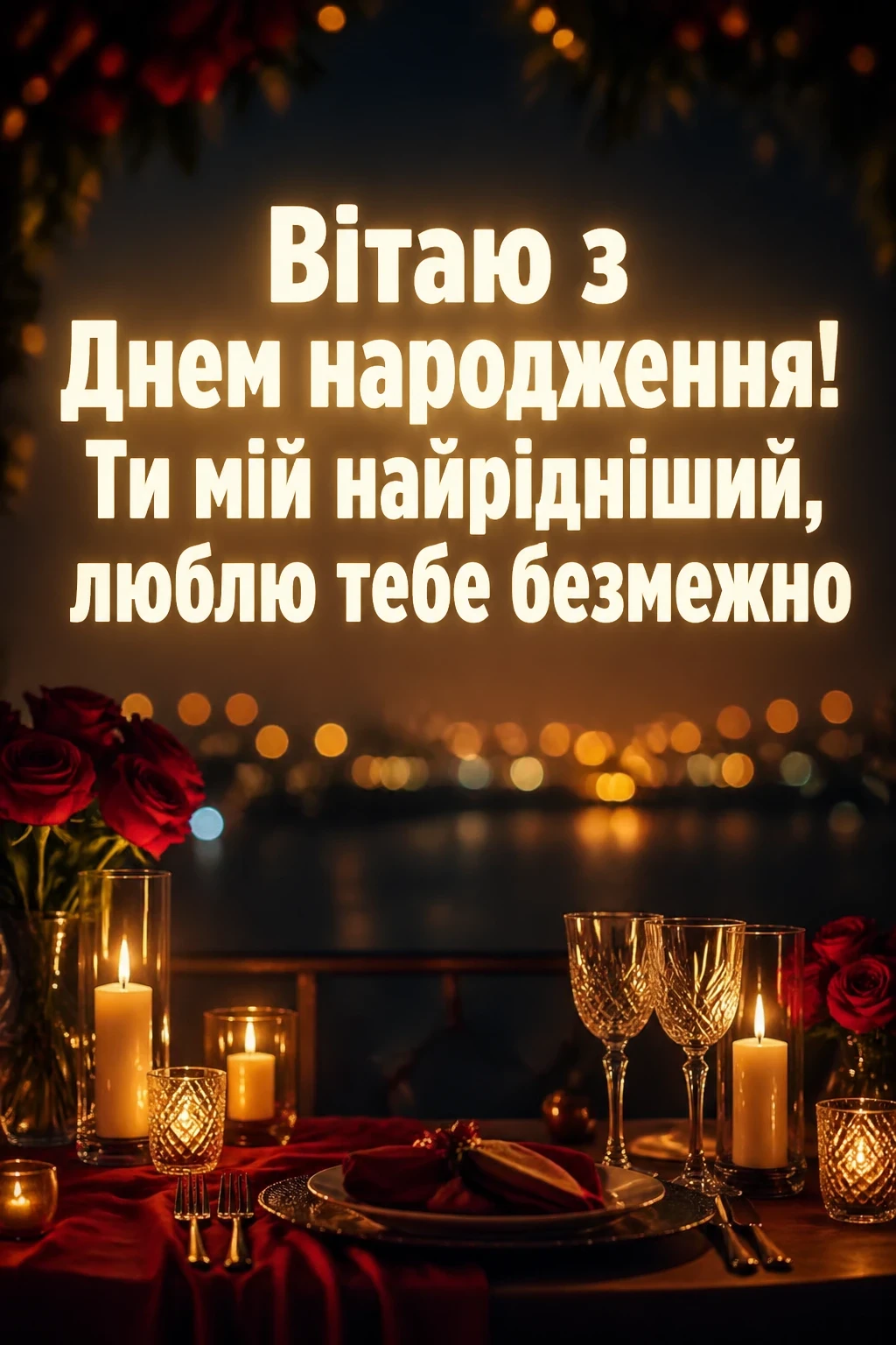 оригінальне привітання з днем народження коханому