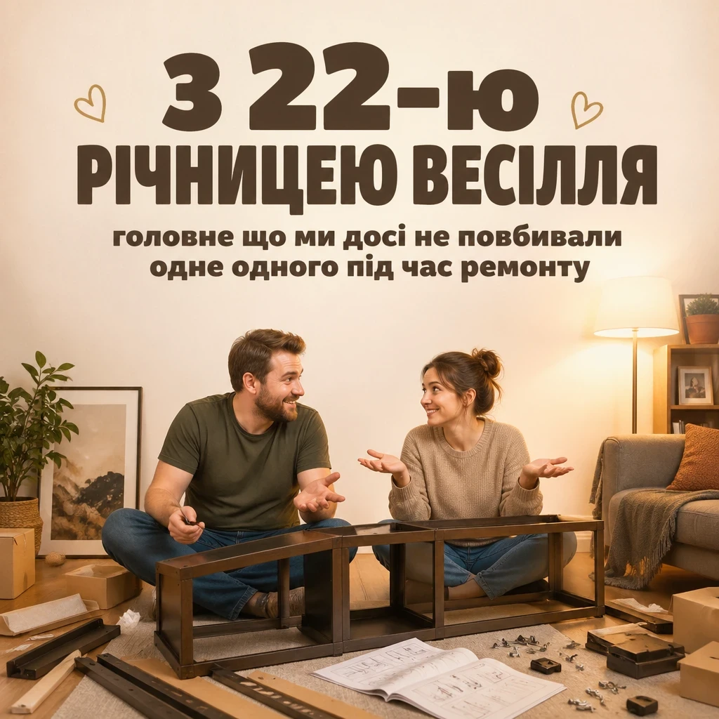 22 роки весілля привітання