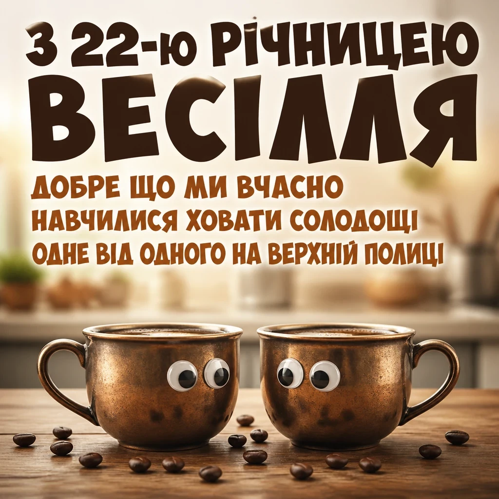 22 роки весілля привітання