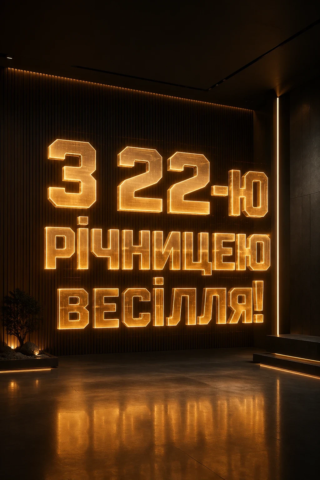 22 роки весілля привітання