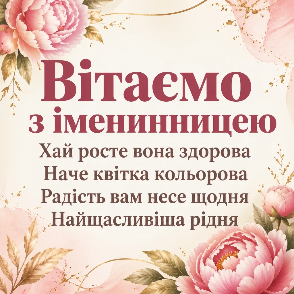 привітання батьків з днем народження донечки