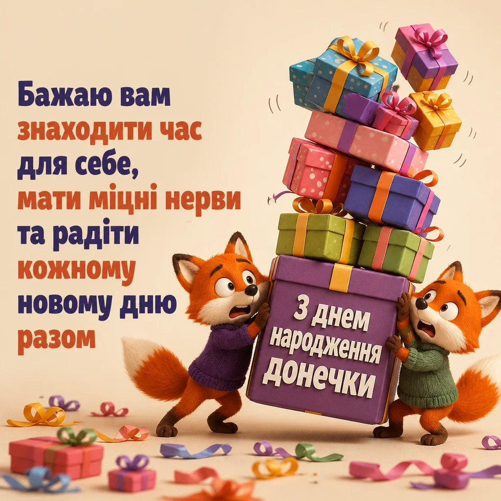 привітання батьків з днем народження донечки
