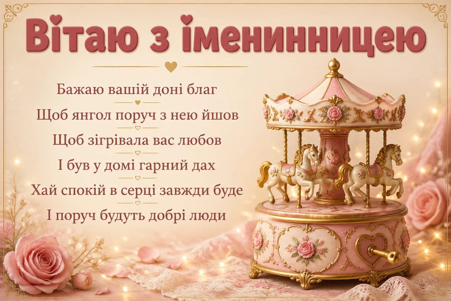 привітання батьків з днем народження донечки