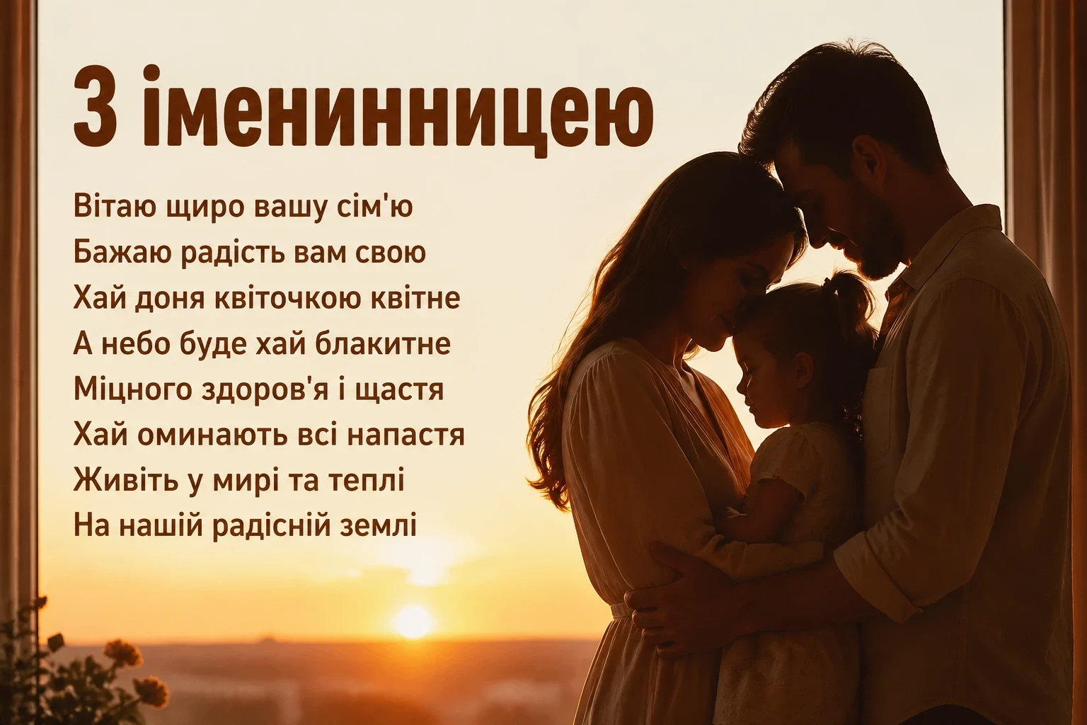 привітання батьків з днем народження донечки