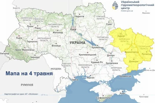 Заморозки в Україні: синоптики попередили про нічне похолодання 3 та 4 травня
