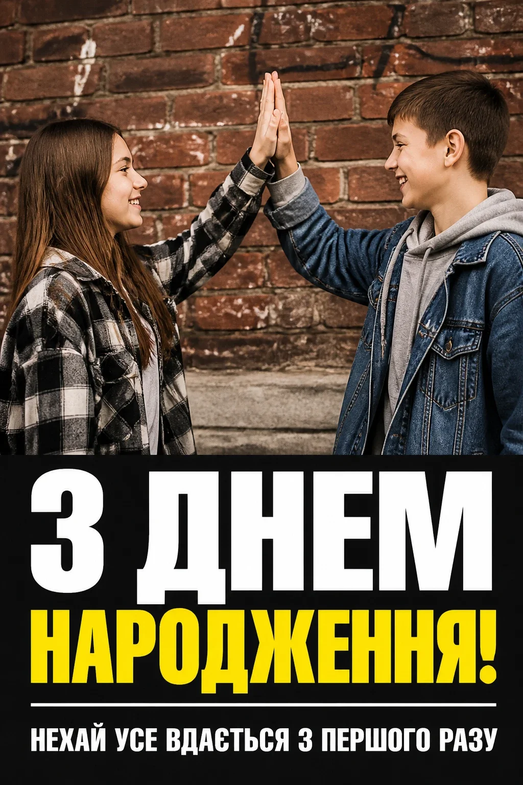 оригінальні привітання з днем народження брата, від сестри